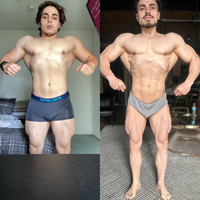 Stark Fitness before and after - physique coaching
