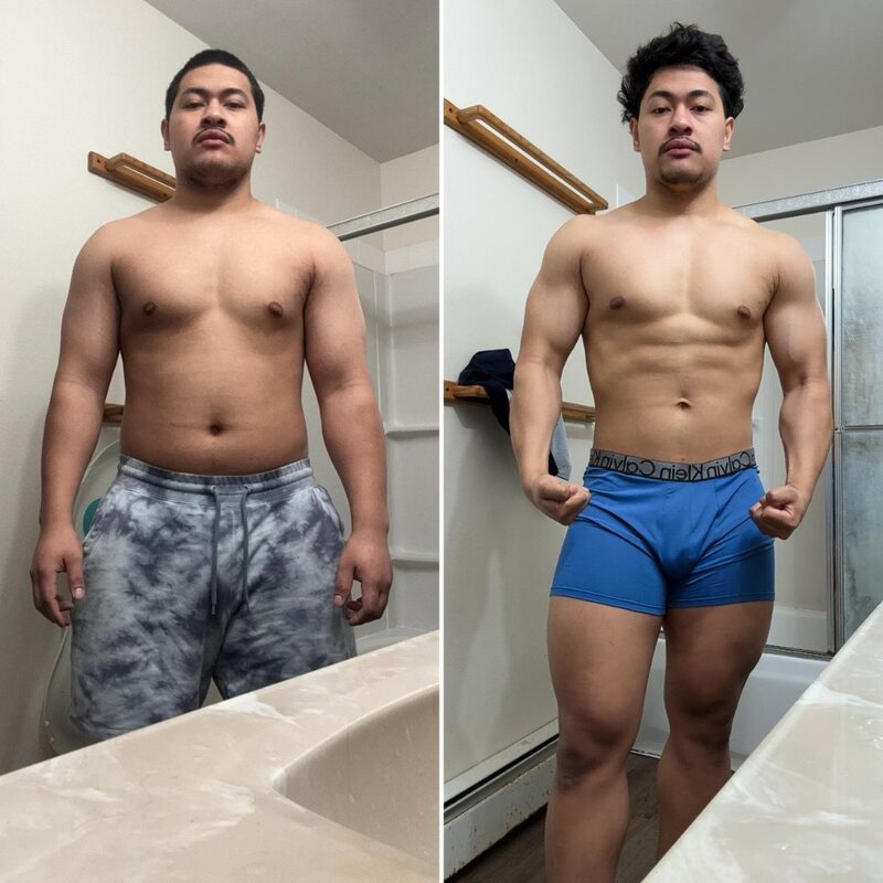 Stark Fitness before and after - body composition