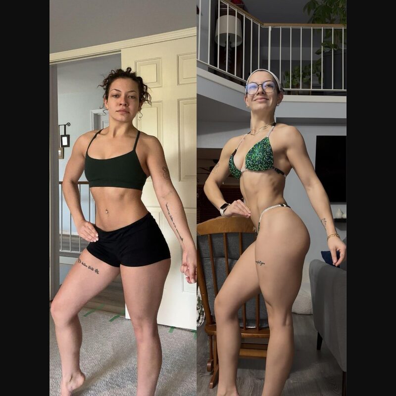 Stark Fitness before and after - physique transformation