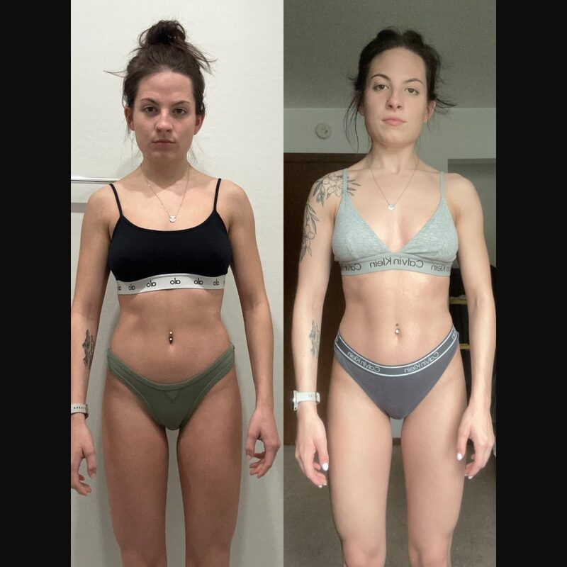 Stark Fitness before and after - toning transformation