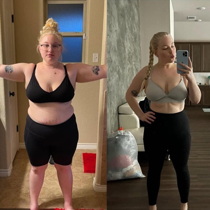 Stark Fitness before and after - weight loss coaching